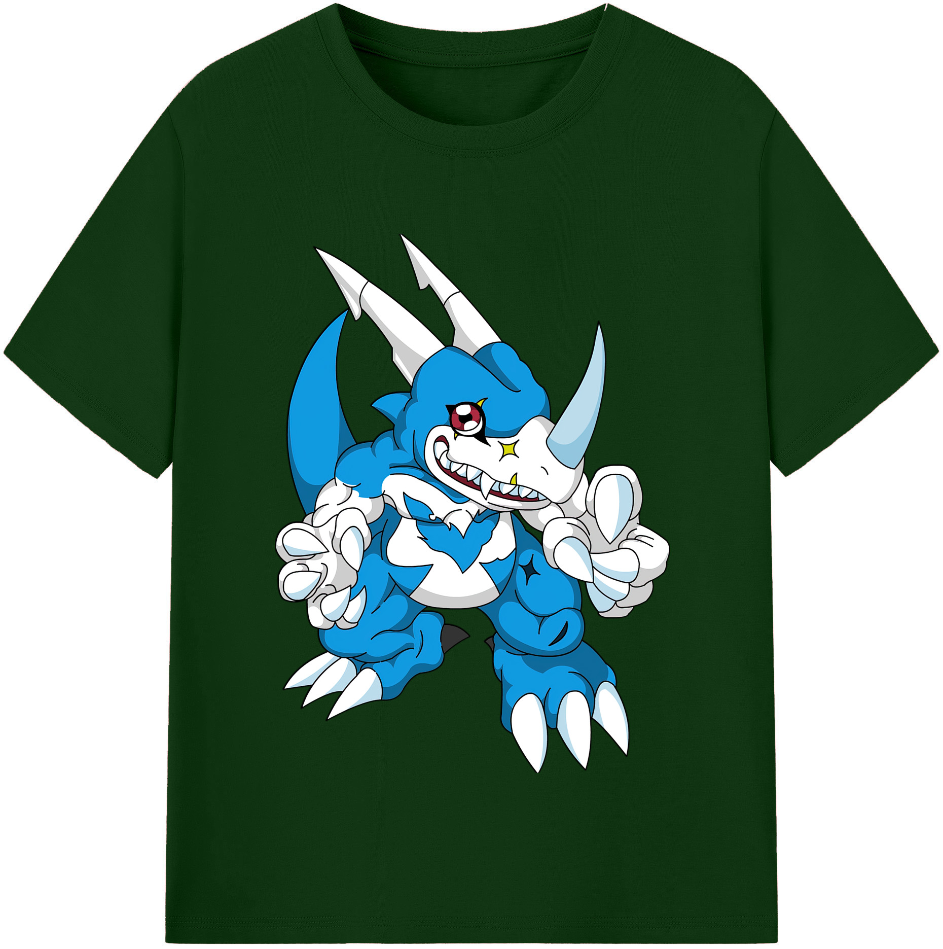 （画像用） Digimon デジタルモンスター/デジモン 綿100％半袖Tシャツ（フロントプリント）